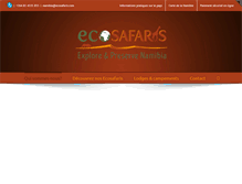 Tablet Screenshot of ecosafaris.com